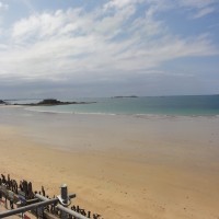 Vue mer depuis l'Hôtel Le Nouveau Monde à Saint-Malo