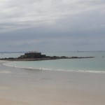 Marée basse à saint-malo