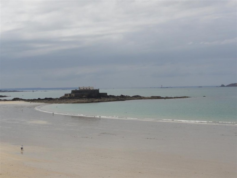 Marée basse à saint-malo