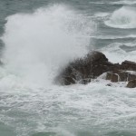 la mer se déchaîne à Ploumanac'h