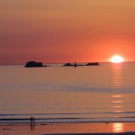 Couché de soleil à Saint-Malo