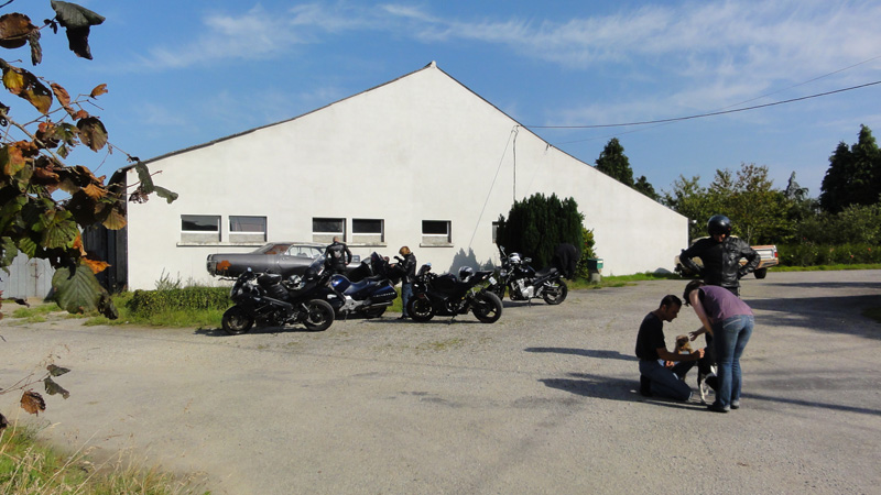 Motards sortie moto en Bretagne