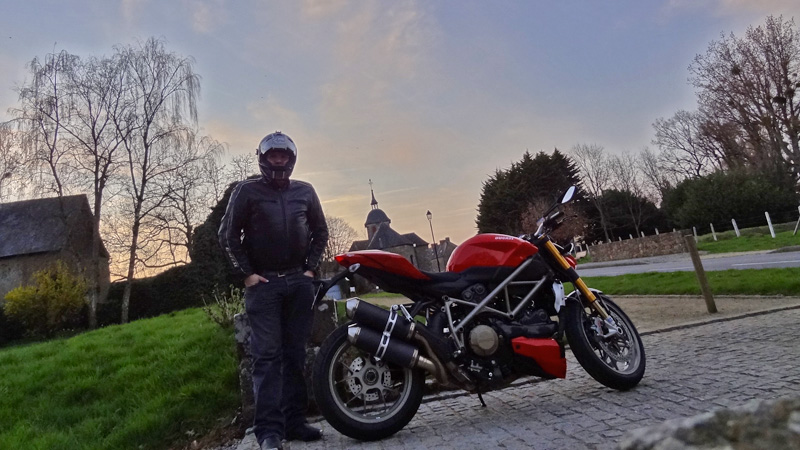 David Jazt et sa Ducati Streetfighter 1098 S