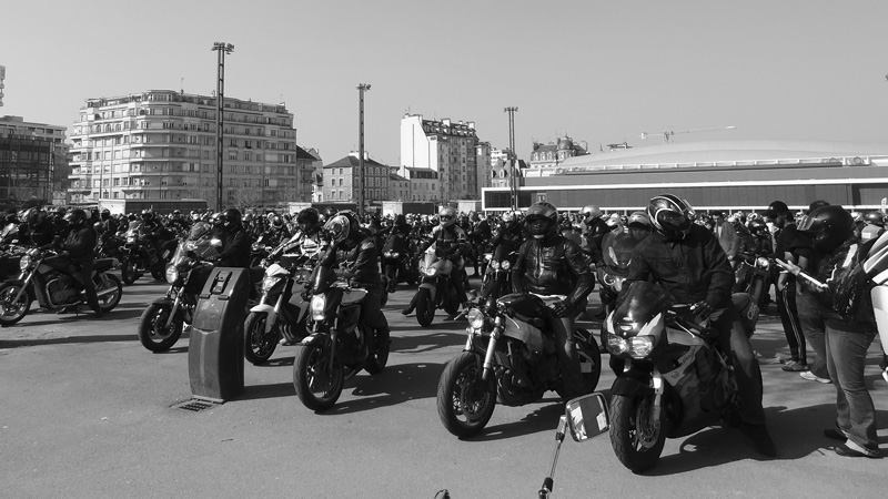 Manif FFMC 35 : Motards Rennais