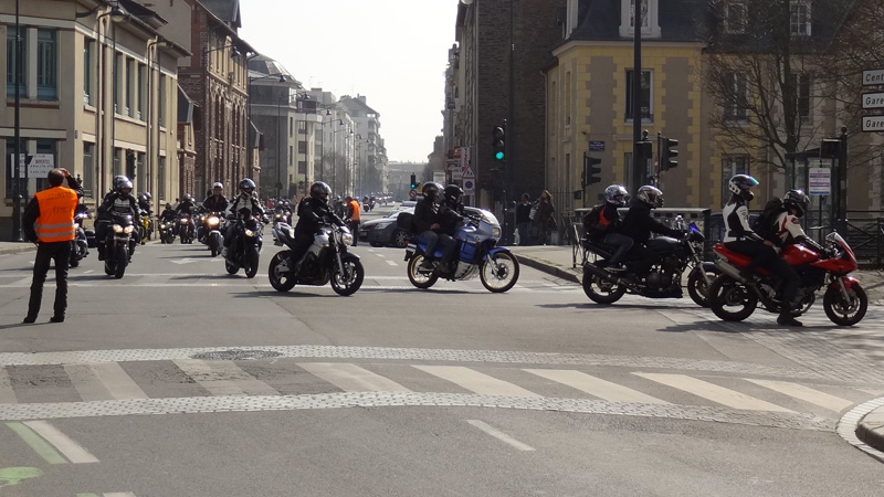 6000 motos à Rennes