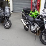 motards rennais au départ de la sortie moto de Rennes