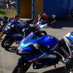 Les GSXR au Ducati Store de Rennes