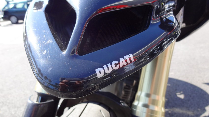 Tête de fourche du 1100 Hypermot Ducati