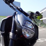 Tête de fourche de la Diavel 2012