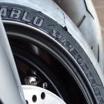 Pneu moto Diablo Supercorsa sur le 848 Evo