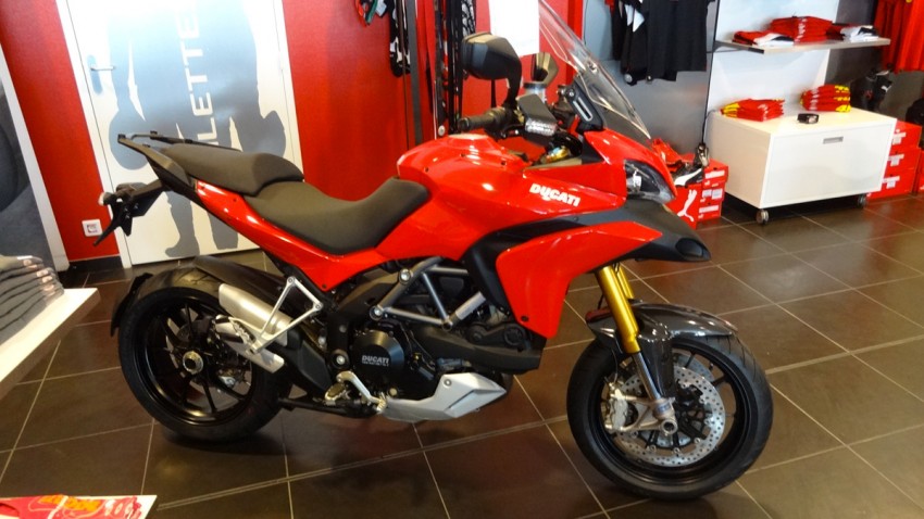 coloris rouge pour le multistrada 1200