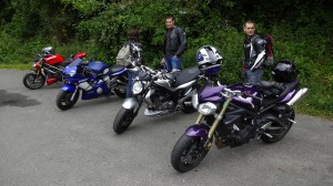 Sortie moto au départ de Rennes