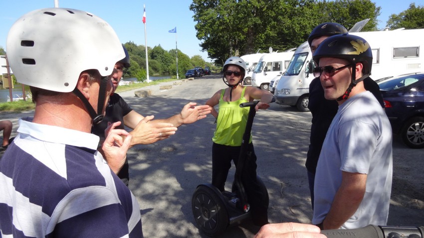 Sortie en Gyropode encadrée par des professionnel