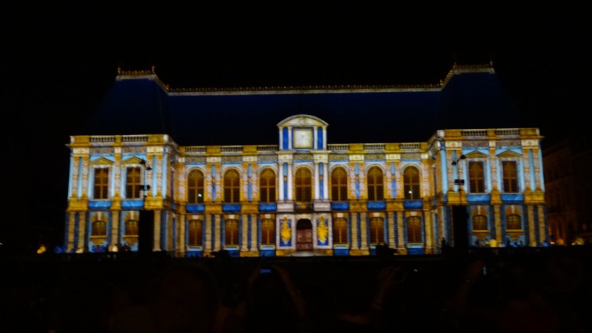 Illumination du Parlement à Rennes