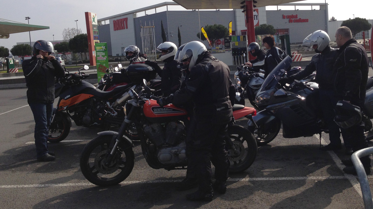 sortie moto à Rennes des motards Rennais