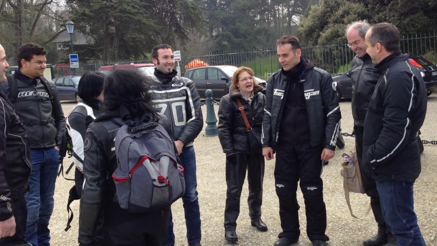 groupe de motard à Dinard