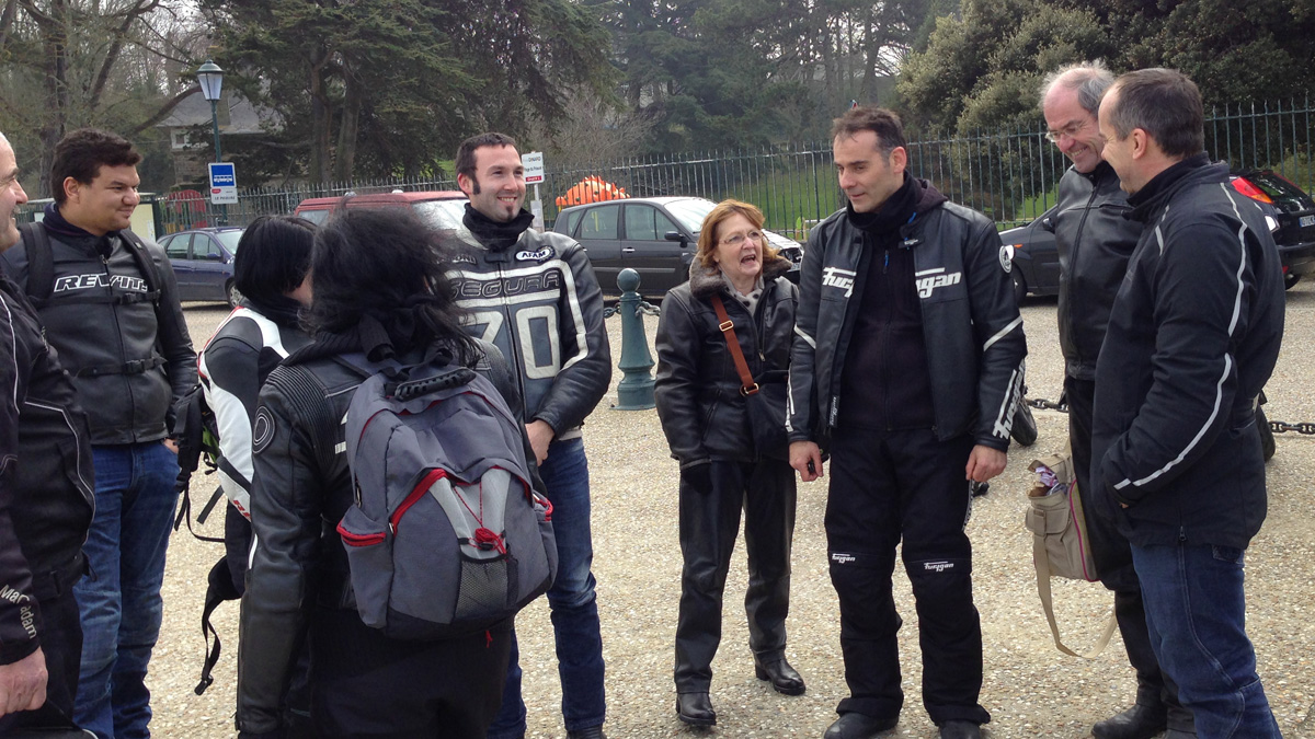 groupe de motard à Dinard