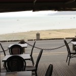 vue mer depuis la terrasse du Tangon à Cancale