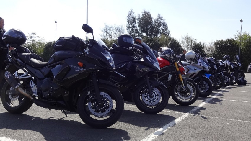 moto et sortie motard