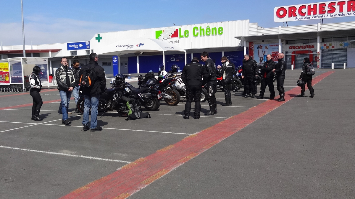 départ sortie moto Dinan