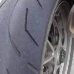 Bridgestones S20 ruiné sur un Ducati 1098 S Streetfighter