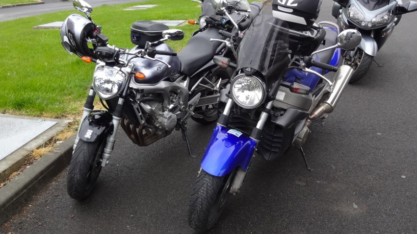 FZ6 et CB11 Honda Rennes