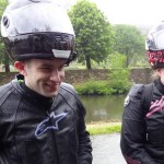 motards Rennais sous la pluie