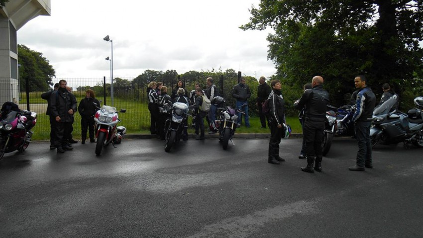 Cora de Pacé reçoit les motards Rennais