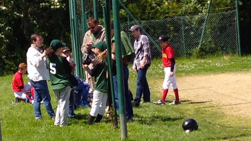 Joueur de Baseball Rennais