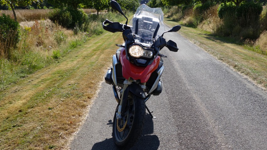 feu de croisement sur le R1200GS BMW