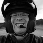David Jazt en balade moto