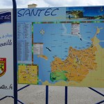 Carte de Santec (Finistère)