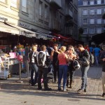 les motards rennais prennent toute la place en otage