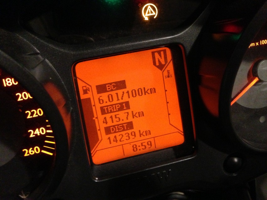 tableau de bord moto BMW K1300GT