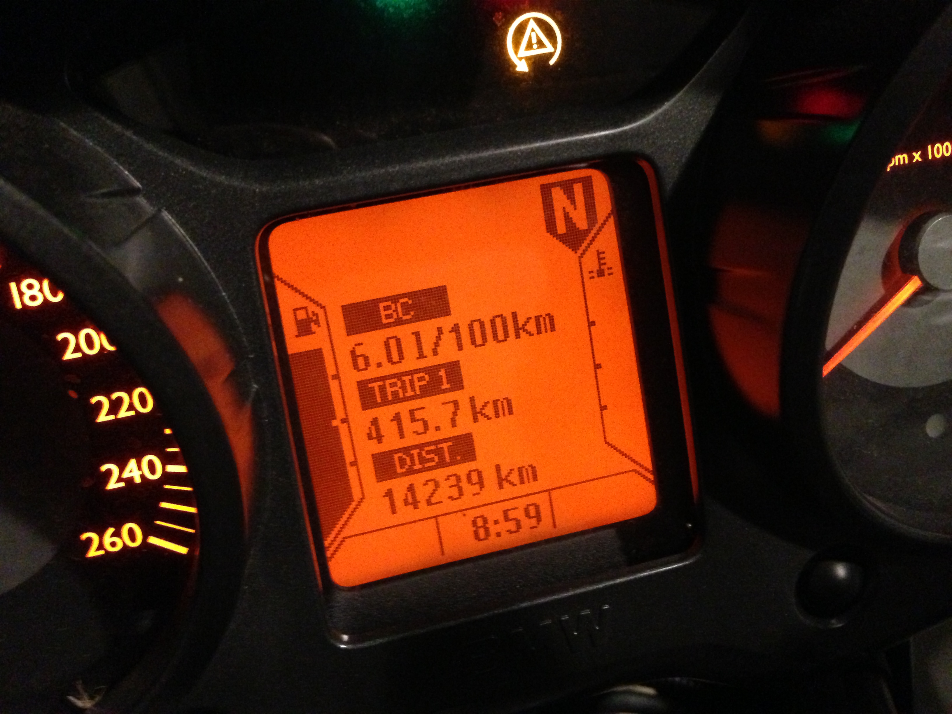 tableau de bord moto BMW K1300GT