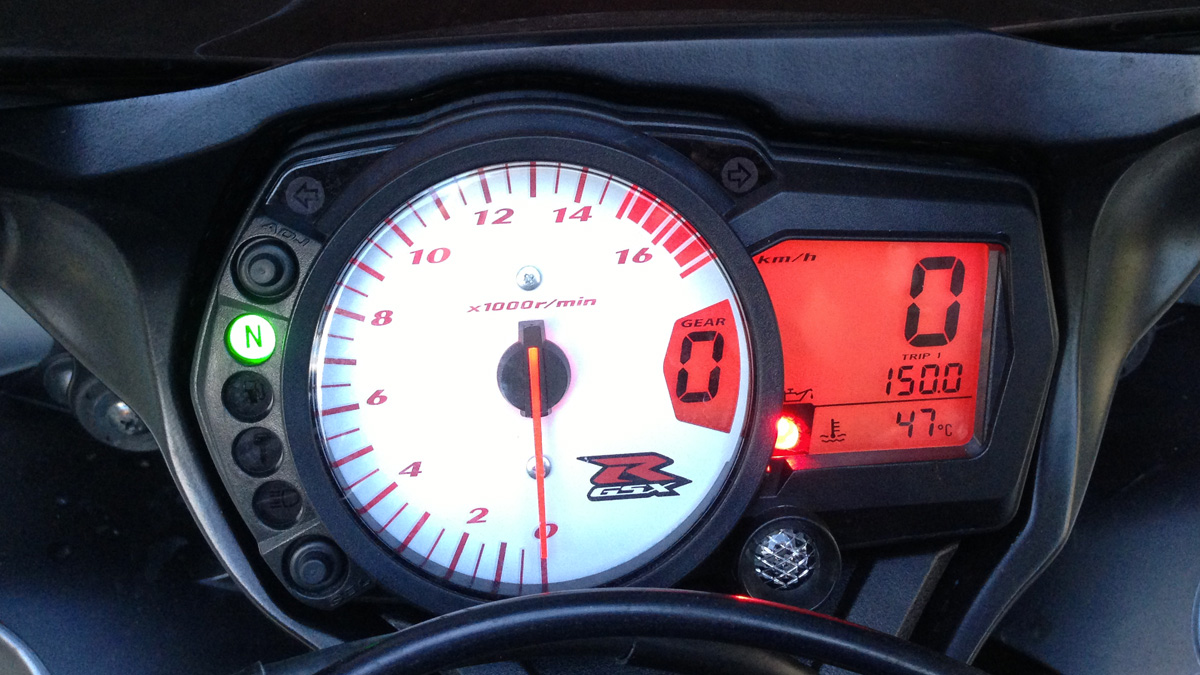 tableau de bord GSXR 750