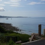 Vue sur Perros Guirec d'un biker Rennais