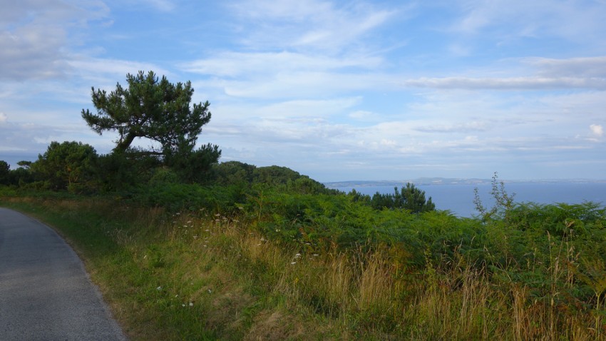 paysage breton, vue mer finistère