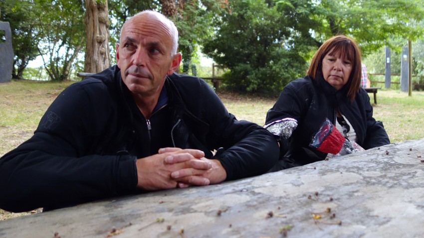Thierry et Anne Marie : couple à moto