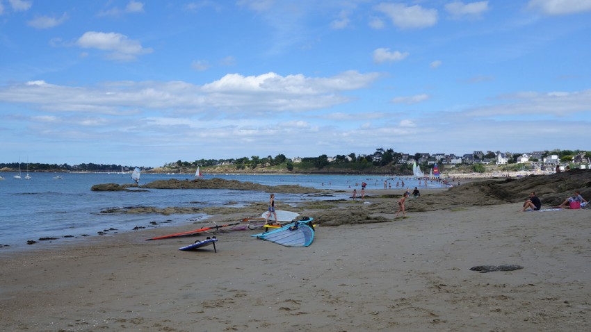 plage de lancieux à poil