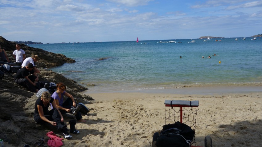 Il est temps de repartir de la plage