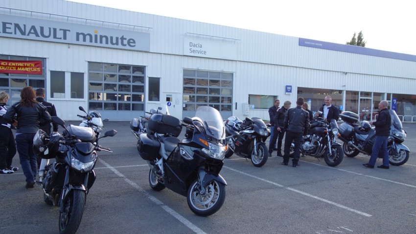 séparation des motards Rennais à Saint-Grégoire