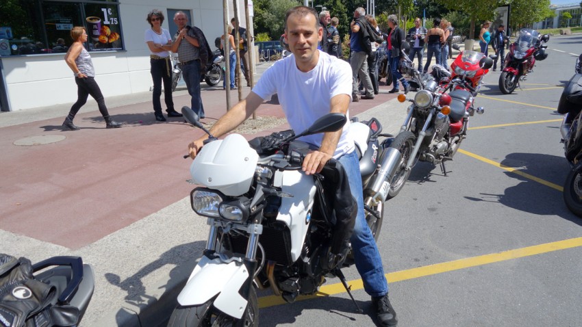 Jean-Claude sur un F800R BMW