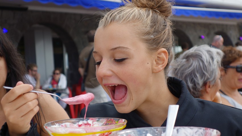 une glace à Val André