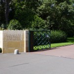 Entrée du cimetière Américain (Normandie)