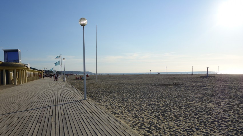 Deauville, les planches, la plage