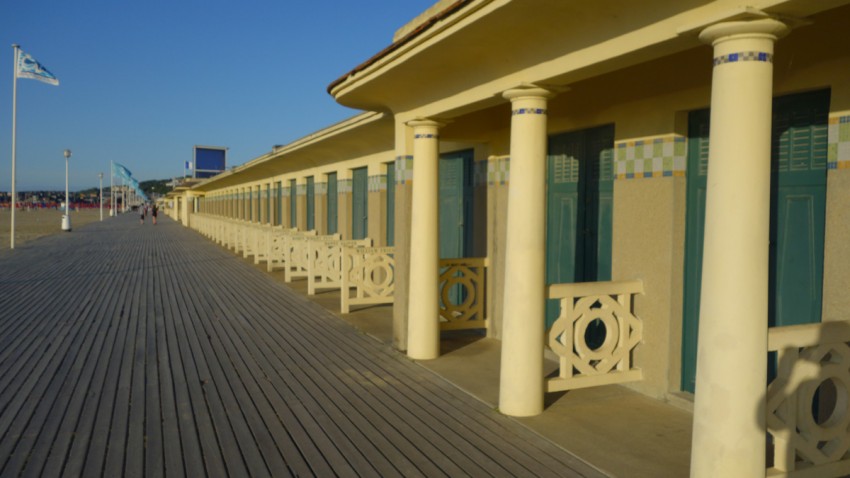 les planches de Deauville en Normandie