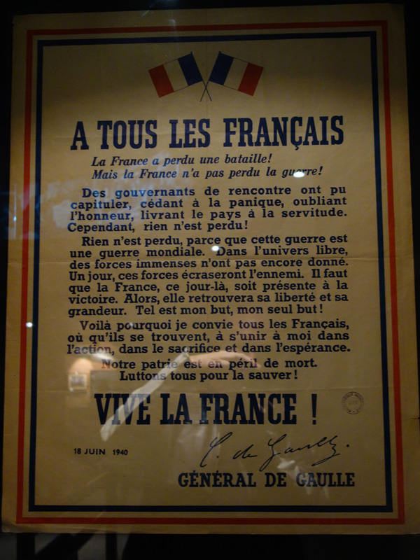 appel aux Français : Vive la France !
