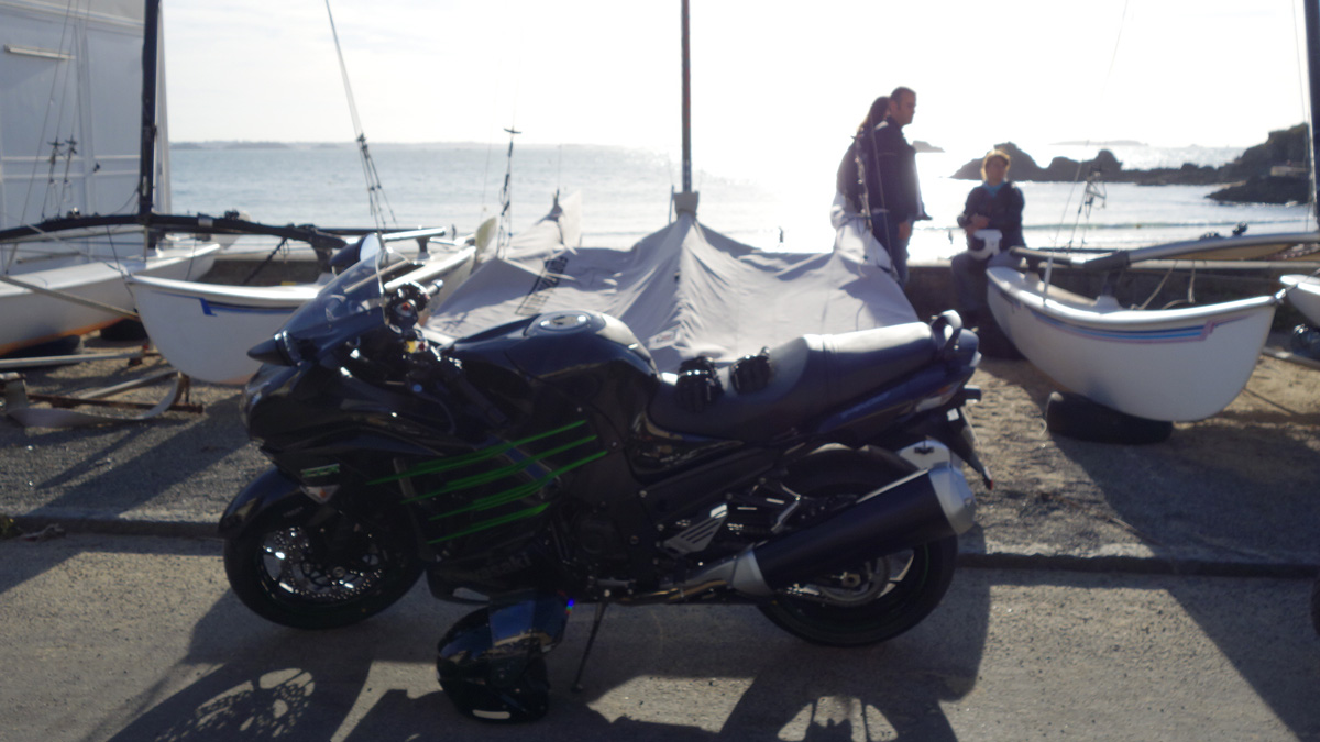 ZZR à Saint-Malo, en bord de mer