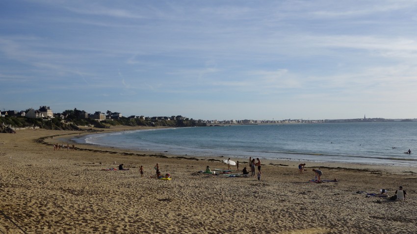 Plage du pont de Saint-Malo